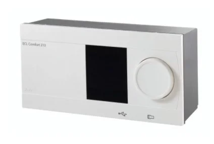 Электронный регулятор температуры ECL 210 с дисплеем, 230В