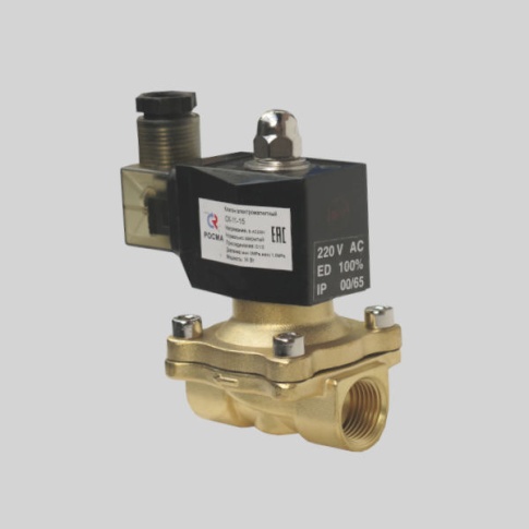 Клапан электромагнитный (соленоидный) Ду15-50