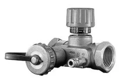 Ручной балансировочный клапан MNT (USV-I) Ду 15-50 внутренняя резьба, Ру16 бар, Kvs=1,6 м3/ч