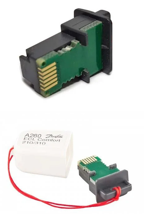 Электронный ключ A376 для двух систем отопления и ГВС