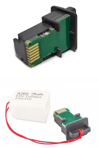 Электронный ключ A376 для двух систем отопления и ГВС